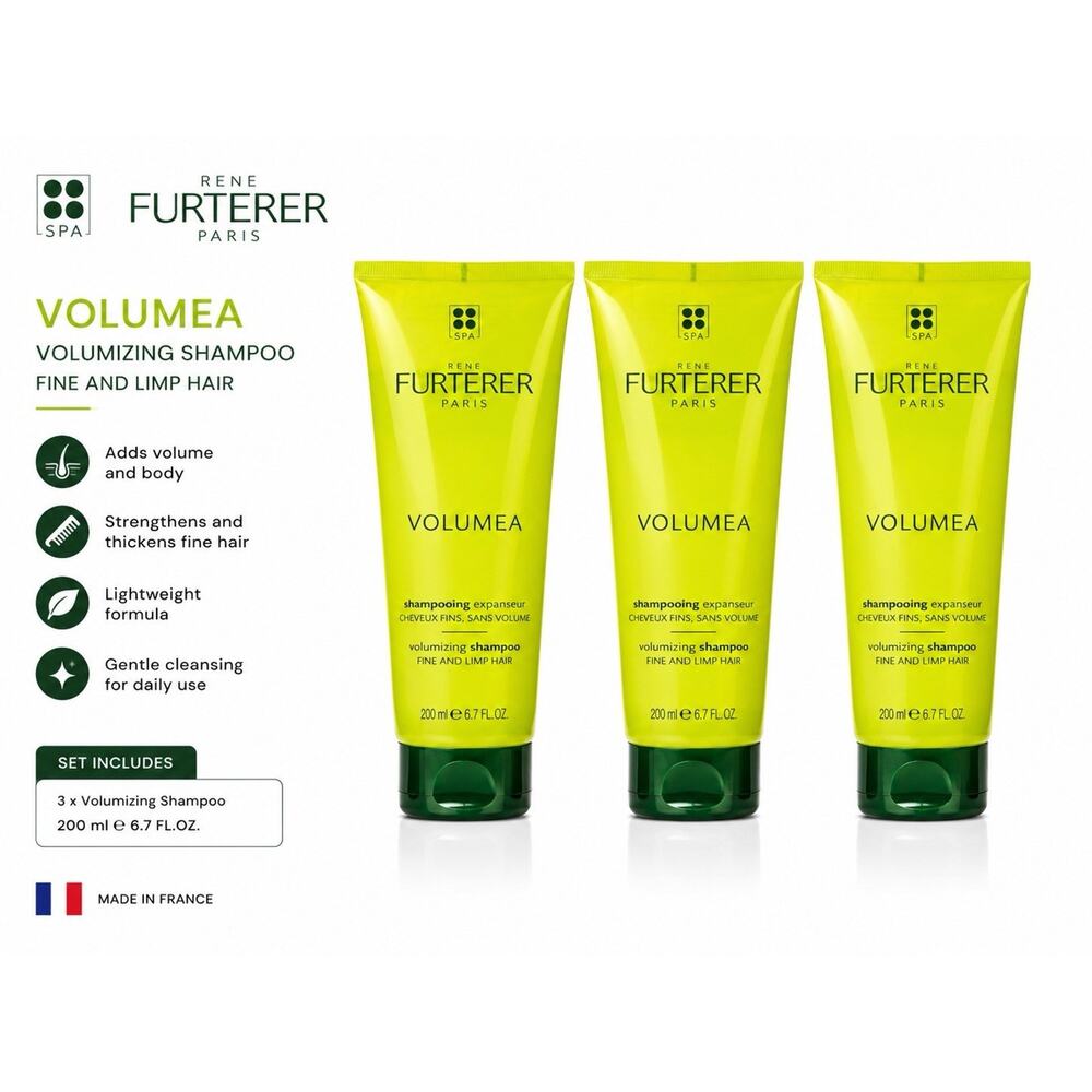 Rene Furterer Volumea Volumizing Shampoo Fine Limp Hair 200ml 6.7 Fl Oz
